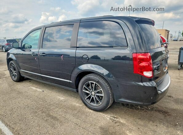 2C4RDGEG3JR200520 2018 DODGE GRAND Black Trasero izquierdo