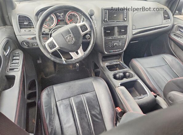 2C4RDGEG3JR200520 2018 DODGE GRAND Black Vista del salpicadero