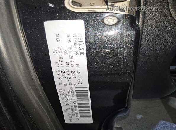 2C4RDGEG5KR571485 2019 DODGE GRAND Black VIN კოდის სტიკერის ხედი