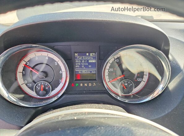 2C4RDGEG6LR202331 2020 DODGE GRAND Gray Instrument cluster view
