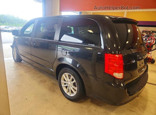 2C4RDGEG7GR319566 2016 DODGE GRAND Black Rear left
