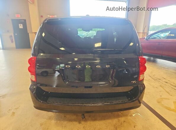 2C4RDGEG7GR319566 2016 DODGE GRAND Black Rear view