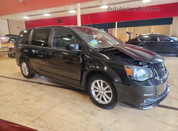 2C4RDGEG7GR319566 2016 DODGE GRAND Black Front right