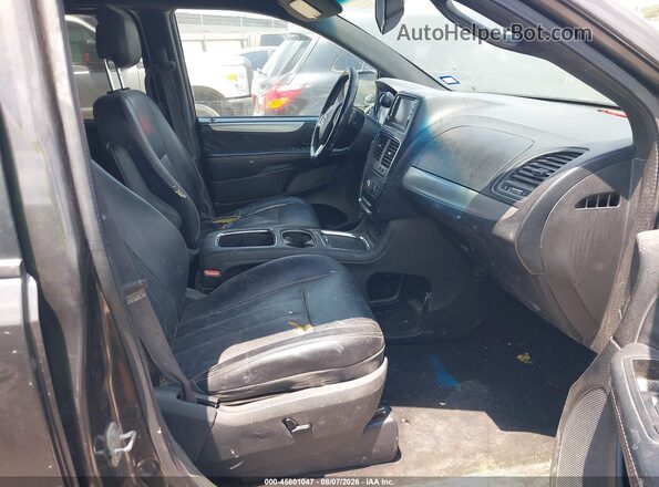 2C4RDGEG7HR786987 2017 DODGE GRAND CARAVAN Gray Widok wnętrza z przodu