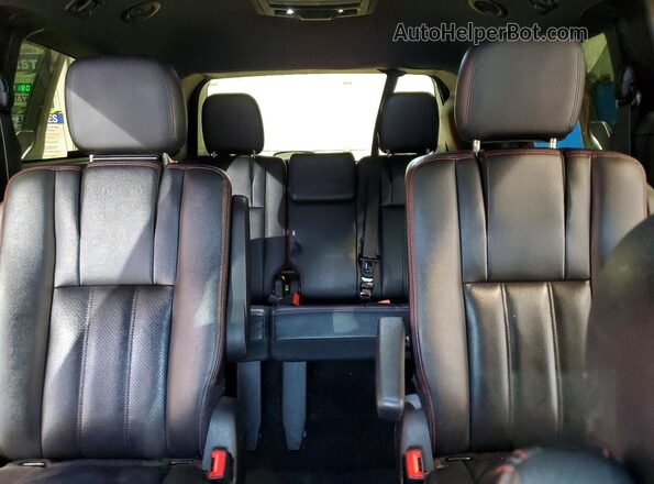 2C4RDGEG7JR147787 2018 DODGE GRAND Gray Widok tylnych siedzeń
