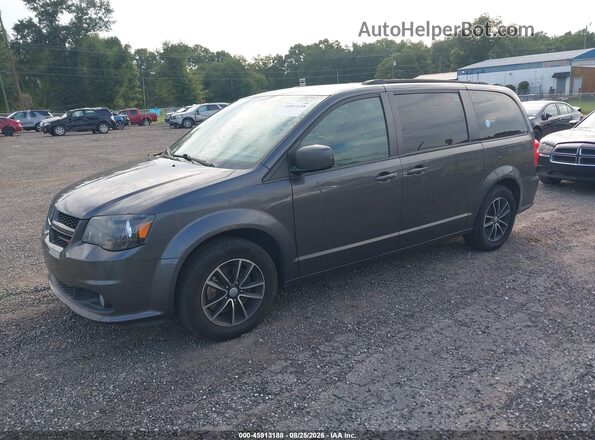2C4RDGEG7JR202044 2018 DODGE GRAND CARAVAN Gray წინა მარცხენა ხედი სამი მეოთხედიდან