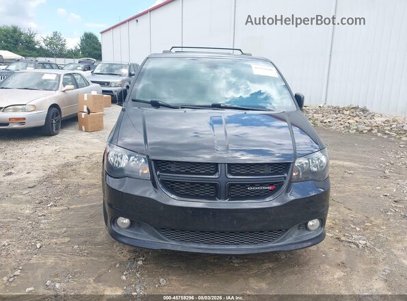 2C4RDGEG7JR283806 2018 DODGE GRAND CARAVAN Black Front view