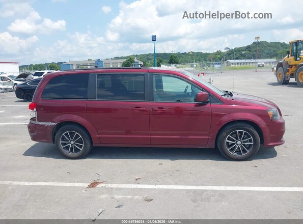 2C4RDGEG7JR343552 2018 DODGE GRAND CARAVAN Maroon Vista interior trasera
