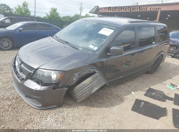 2C4RDGEG8HR674313 2017 DODGE GRAND CARAVAN Черный Передняя левая четверть
