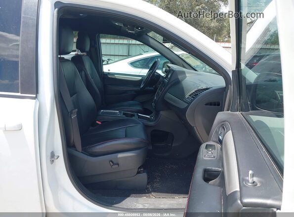 2C4RDGEG8JR189367 2018 DODGE GRAND CARAVAN White Widok wnętrza z przodu