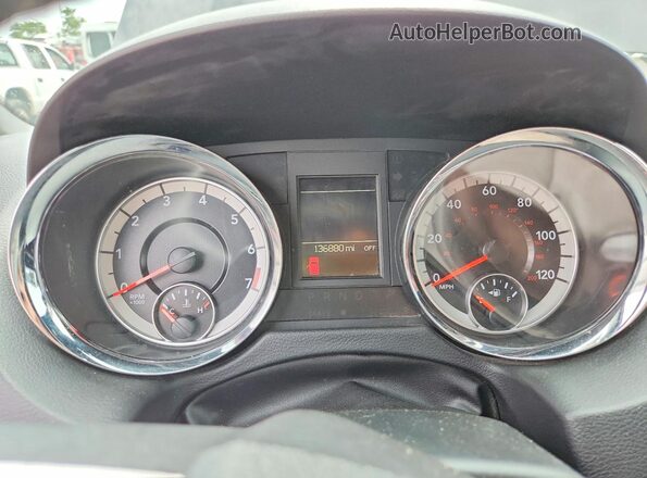 2C4RDGEG8JR223761 2018 DODGE GRAND Серый Вид щитка приборов