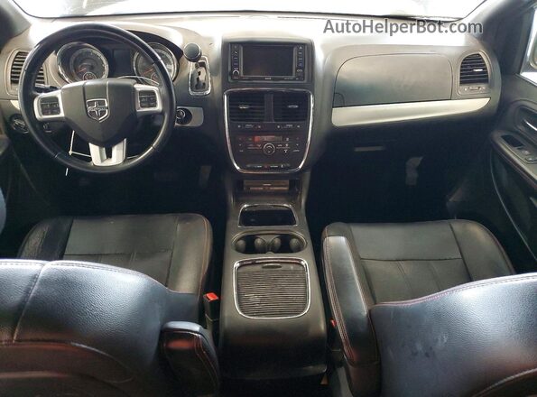 2C4RDGEG9GR312621 2016 DODGE GRAND Black Dashboard view