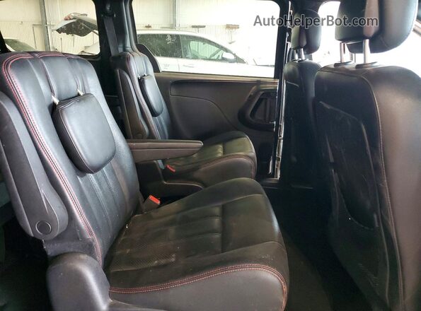 2C4RDGEG9GR312621 2016 DODGE GRAND Black Rear interior view