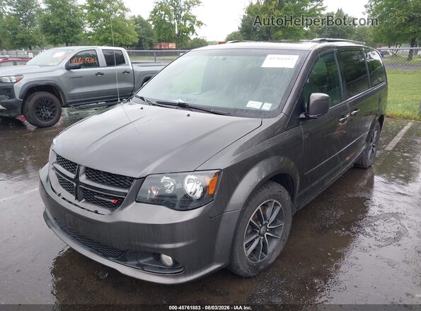 2C4RDGEG9HR596687 2017 DODGE GRAND CARAVAN Gray Առջևի ձախ երեք քառորդ տեսարան