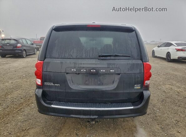 2C4RDGEG9HR714883 2017 DODGE GRAND Black Вид ззаду