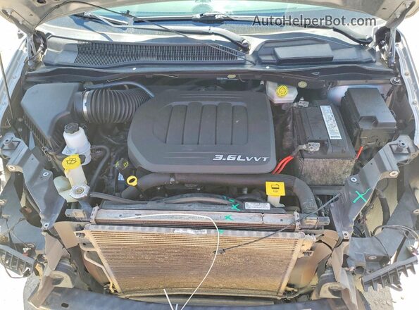 2C4RDGEG9HR852875 2017 DODGE GRAND Silver Engine compartment view