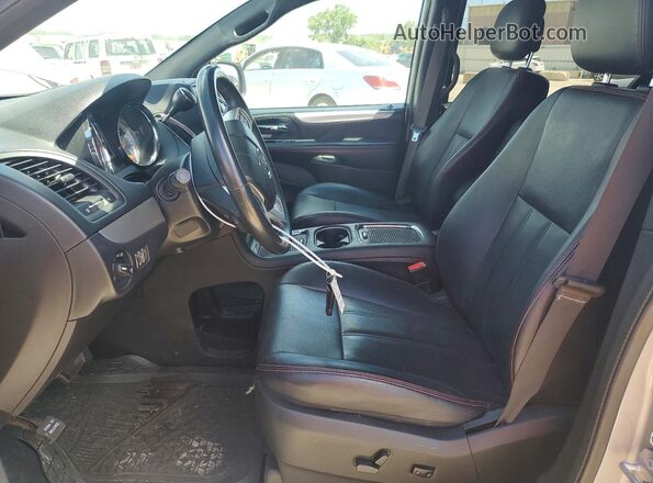 2C4RDGEG9HR852875 2017 DODGE GRAND Silver Front interior view