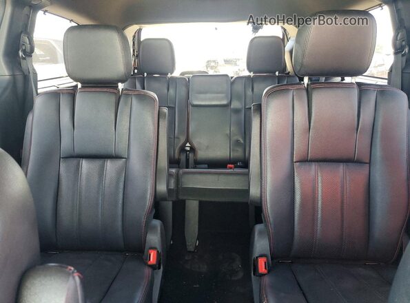2C4RDGEG9HR852875 2017 DODGE GRAND Silver Rear seats view