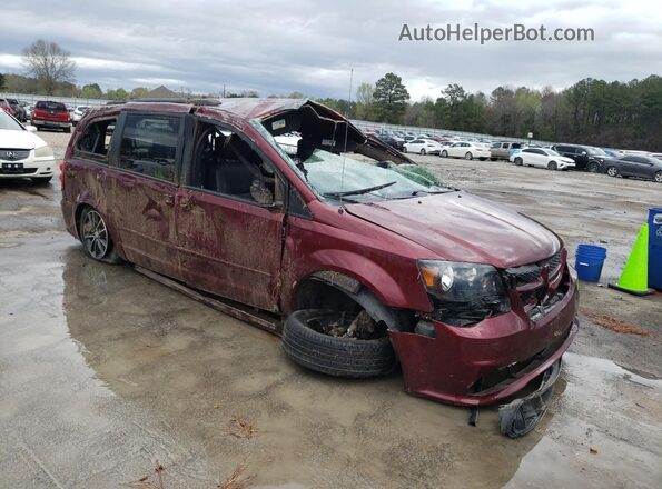 2C4RDGEGXHR716092 2017 DODGE GRAND Burgundy Առջևի աջ