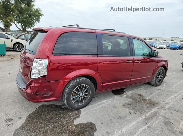2C4RDGEGXJR250489 2018 DODGE GRAND Red Tył prawy