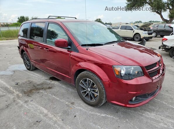2C4RDGEGXJR250489 2018 DODGE GRAND Red Przód prawy