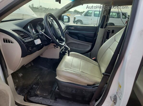 2C7WDGBG2JR364030 2018 DODGE GRAND White წინა სალონის ხედი