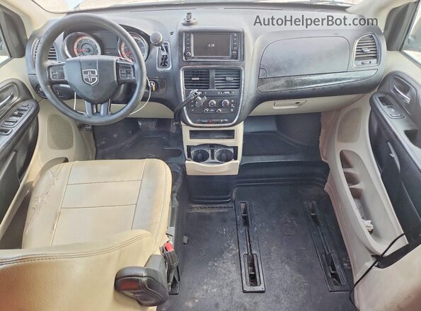 2C7WDGBG2JR364030 2018 DODGE GRAND White წინა პანელის ხედი