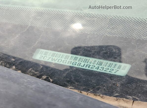 2C7WDGBG8JR243227 2018 DODGE GRAND White Widok wnętrza 360 stopni