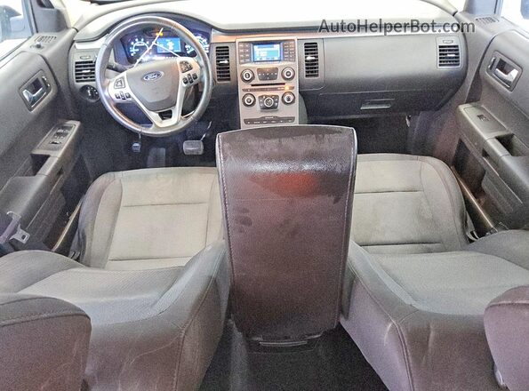 2FMGK5B82GBA23082 2016 FORD FLEX Silver Вид панелі приладів
