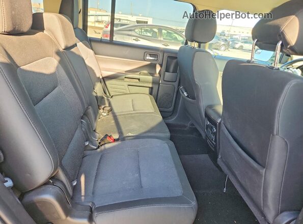 2FMGK5B82KBA06596 2019 FORD FLEX Black Vista interior trasera