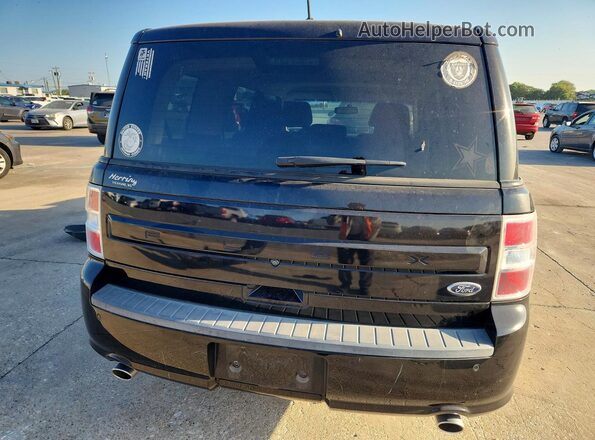 2FMGK5B82KBA06596 2019 FORD FLEX Black Vista trasera