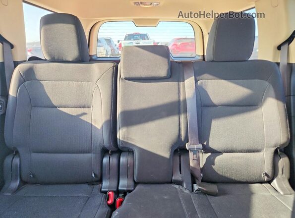 2FMGK5B82KBA06596 2019 FORD FLEX Black Vista de los asientos traseros