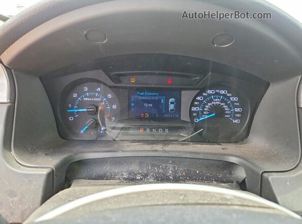 2FMGK5B82KBA32163 2019 FORD FLEX Silver Սարքավորումների վահանակի տեսք