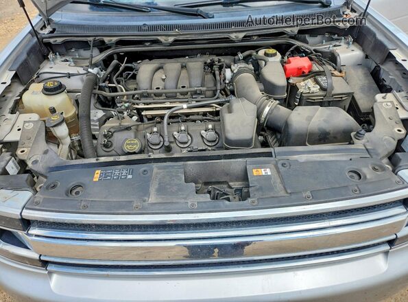 2FMGK5B82KBA32163 2019 FORD FLEX Silver Շարժիչի բաժամունքի տեսք