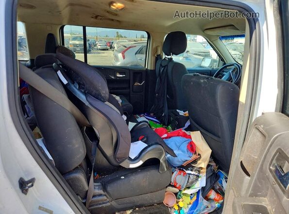 2FMGK5B84GBA12570 2016 FORD FLEX White Вид задньої частини салону