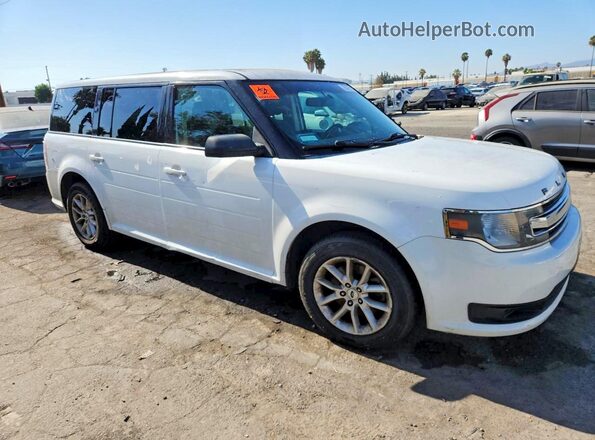 2FMGK5B84GBA12570 2016 FORD FLEX White Передня права чверть
