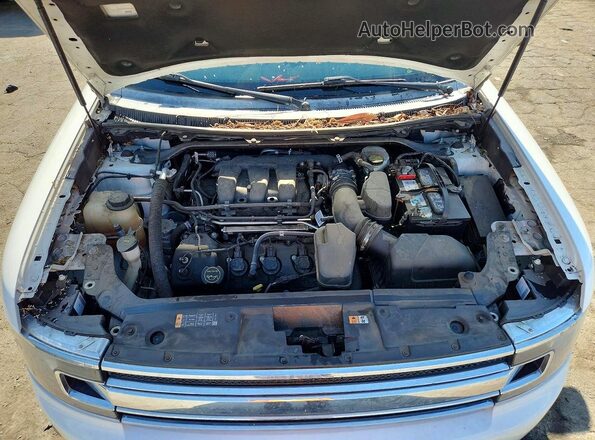 2FMGK5B84GBA12570 2016 FORD FLEX White Вид підкапотного простору