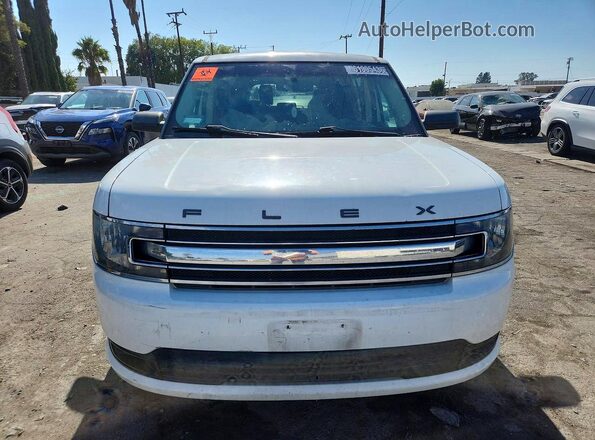 2FMGK5B84GBA12570 2016 FORD FLEX White Вид спереду
