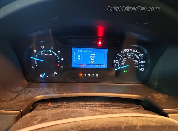 2FMGK5B84JBA02080 2018 FORD FLEX Gray Vista del cuadro de instrumentos