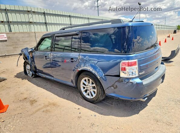 2FMGK5B84KBA11699 2019 FORD FLEX Синий Задняя левая четверть