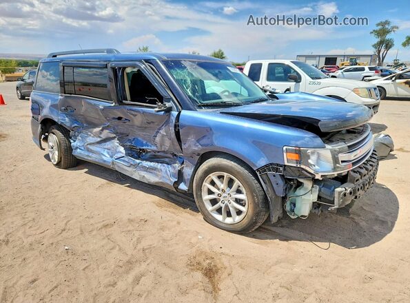 2FMGK5B84KBA11699 2019 FORD FLEX Синий Передняя правая четверть