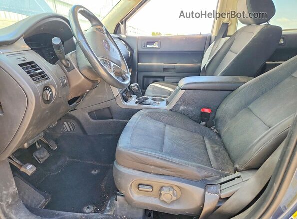 2FMGK5B84KBA11699 2019 FORD FLEX Синий Вид салона спереди