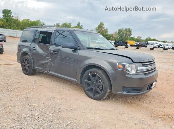 2FMGK5B88JBA10814 2018 FORD FLEX Gray Przód prawy