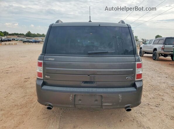 2FMGK5B88JBA10814 2018 FORD FLEX Gray Widok z tyłu