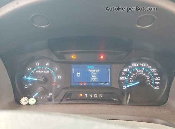 2FMGK5B88JBA10814 2018 FORD FLEX Gray Widok zestawu wskaźników