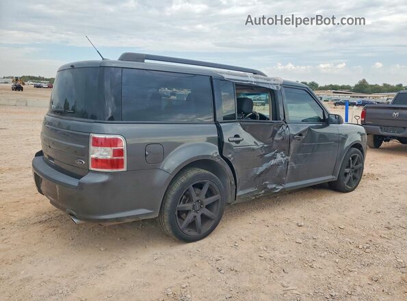 2FMGK5B88JBA10814 2018 FORD FLEX Gray Tył prawy