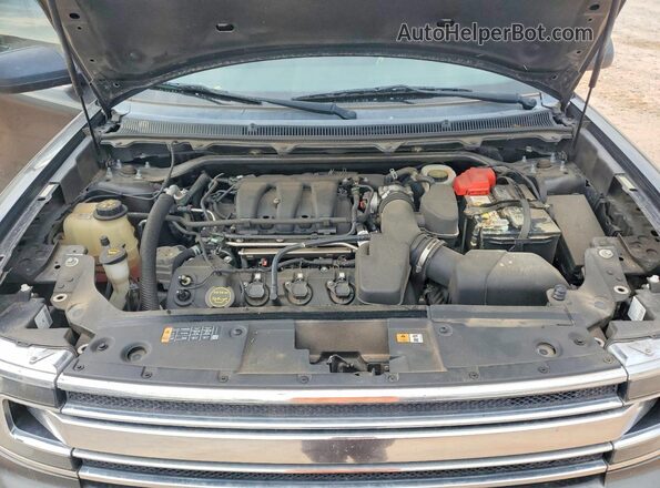 2FMGK5B88JBA10814 2018 FORD FLEX Gray Widok komory silnika