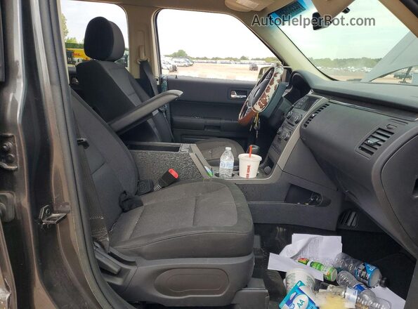 2FMGK5B88JBA10814 2018 FORD FLEX Gray Widok wnętrza z przodu