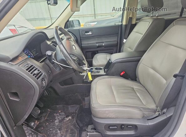 2FMGK5C80KBA39157 2019 FORD FLEX White Vista interior delantera