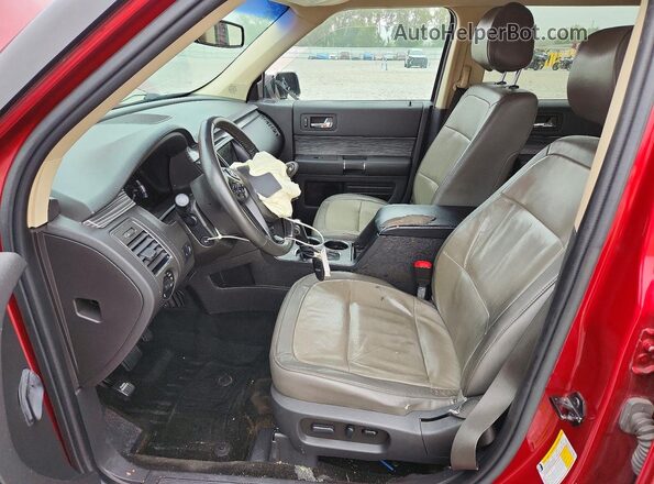 2FMGK5C81GBA11469 2016 FORD FLEX Maroon Front interior view